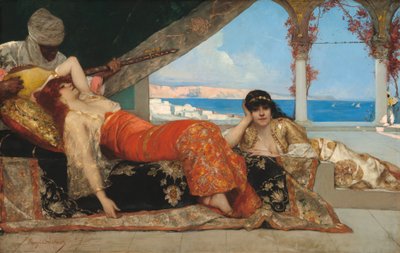 エミールのお気に入り、1879年頃。 作： Jean Joseph Benjamin Constant