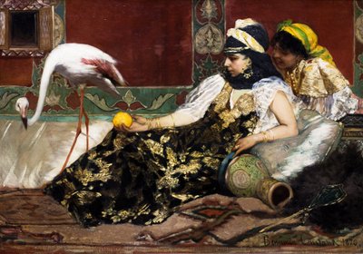 ピンク・フラミンゴ 作： Jean Joseph Benjamin Constant