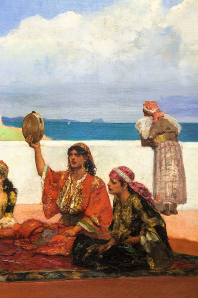 スカーフ・ダンス（詳細）1880年頃（油彩・キャンバス） 作： Jean Joseph Benjamin Constant