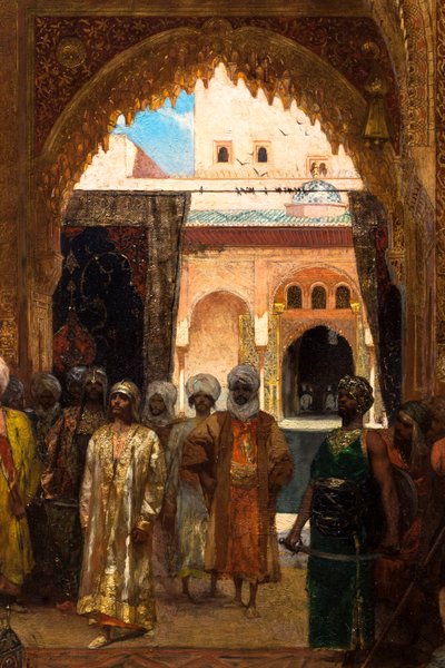アルハンブラ宮殿での勝利の翌日（詳細） 作： Jean Joseph Benjamin Constant