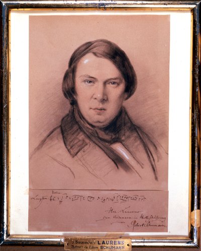 ロベルト・シューマン、ドイツの作曲家、19 世紀半ば 作： Jean Joseph Bonaventure Laurens