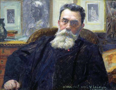 ビクター・A・ラルーの肖像（1850-1937）1911 作： Jean Joseph Weerts
