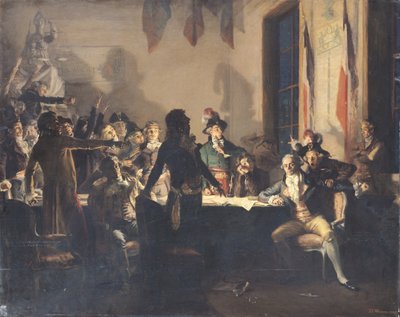 1794年7月27日〜28日、テルミドールの8日と9日の夜 作： Jean Joseph Weerts