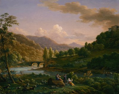 田園風景 作： Jean Joseph Xavier Bidauld