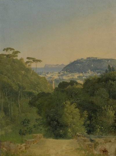 ナポリ湾の眺め 作： Jean Joseph Xavier Bidauld