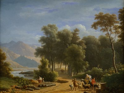 風景、1808 作： Jean Joseph Xavier Bidauld