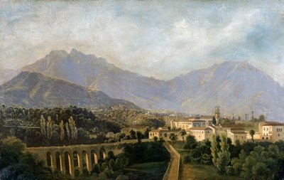 1811年のイタリアの眺め。 作： Jean Joseph Xavier Bidauld