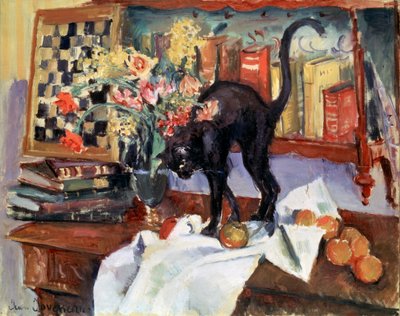猫のいる静物、1912。 作： Jean Joveneau
