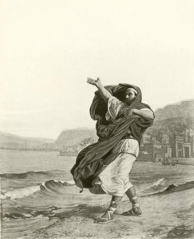 Demosthenes練習オラトリー（グラビア） 作： Jean Jules Antoine Lecomte du Nouy