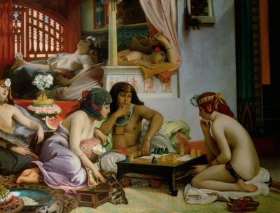 ハーレムで 作： Jean Jules Antoine Lecomte du Nouy