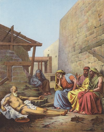 ジョブと彼の友人 作： Jean Jules Antoine Lecomte du Nouy