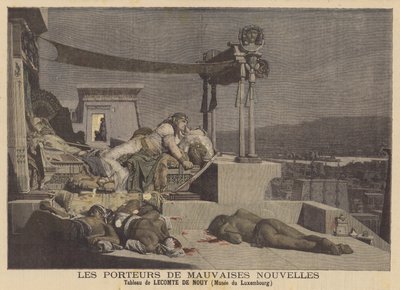 悪い知らせの持ち主 作： Jean Jules Antoine Lecomte du Nouy