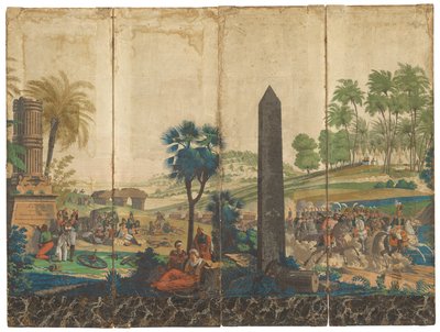 「エジプトのフランス人」[エジプトのフランス人] 作： Jean Julien Deltil, 1791 – 1863