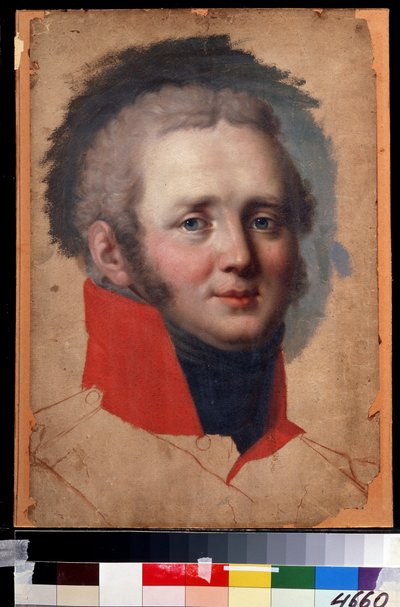 皇帝アレクサンドル 1 世 (1777-1825) の肖像 作： Jean Laurent Monnier