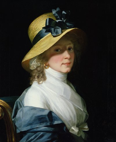 エリザベスハドヴァルカー上院議員夫人の肖像、旧モラー（1752-1804）、1798年 作： Jean Laurent Mosnier
