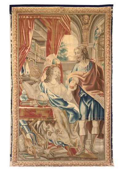 6点セットのブリュッセルのタペストリー、1650年頃（ウールとシルク） 作： Jean Le and Eggermans Daniel II Clerc