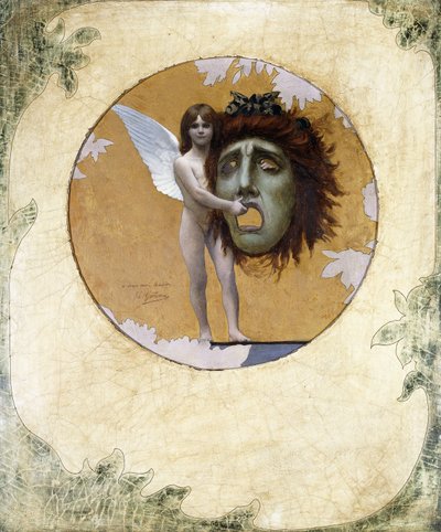 マスクをしたプット 作： Jean Leon Gerome