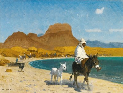 赤羽湾（油彩・キャンバス 作： Jean Leon Gerome