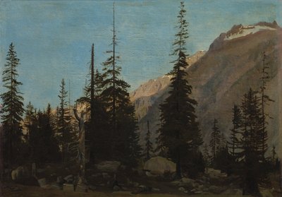 アルプスの風景：スイス、ハンデッグ 作： Jean Leon Gerome