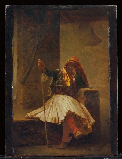 Arnaute buvant、1896 作： Jean Leon Gerome
