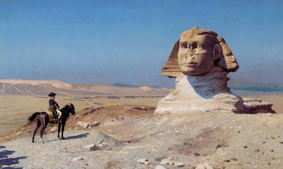 スフィンクスの前のボナパルト 作： Jean Leon Gerome