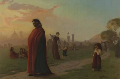 ダンテ 彼は地獄を見た 1864. 作： Jean Leon Gerome