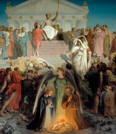 詳細アウグストゥスの世紀、中央の詳細：ナチビト。ジャン・レオン・ジェローム（1824-1904）の絵画 作： Jean Leon Gerome