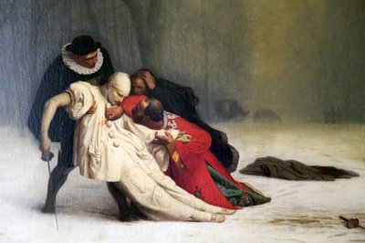仮面舞踏会の後の決闘」1857年 作： Jean Leon Gerome