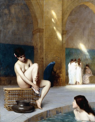 裸の女性、1889年頃 作： Jean Leon Gerome