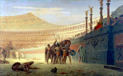 ひょうシーザー！死にかけようとしている私たち19世紀 作： Jean Leon Gerome
