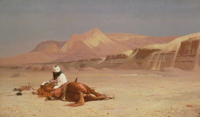 砂漠で 作： Jean Leon Gerome