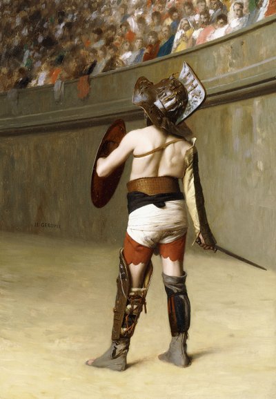 ミルミロン-ガリアの剣闘士、 作： Jean Leon Gerome