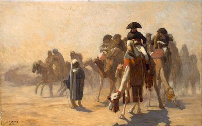 エジプトのナポレオン」、1863年。 作： Jean Leon Gerome