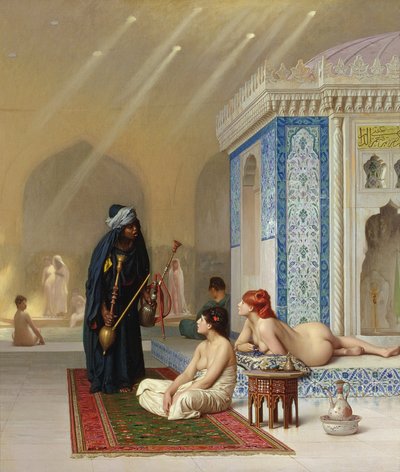 ハーレムのプール 作： Jean Leon Gerome