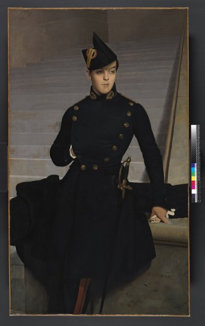 アーティストの兄弟、1948年のクロードアルマンジェロームの肖像 作： Jean Leon Gerome