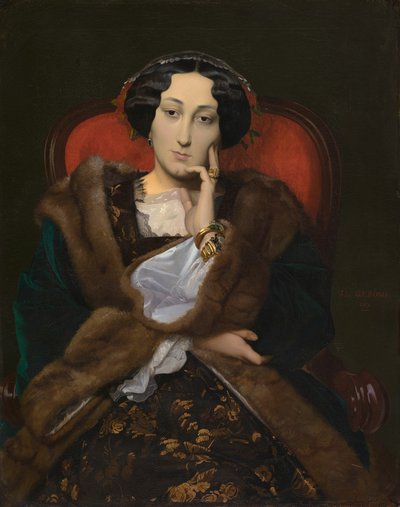 ある女性の肖像 作： Jean Leon Gerome