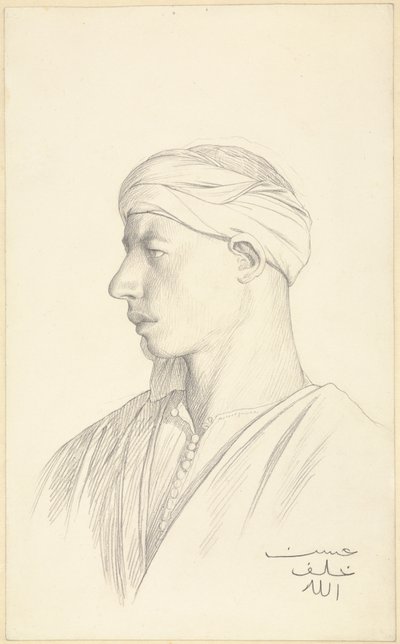 エジプト人フェラーの肖像 作： Jean Leon Gerome