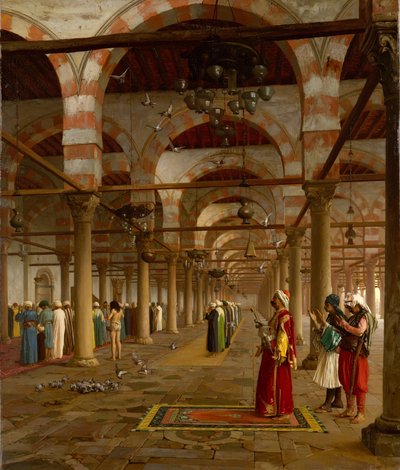 モスクでの祈り 作： Jean Leon Gerome