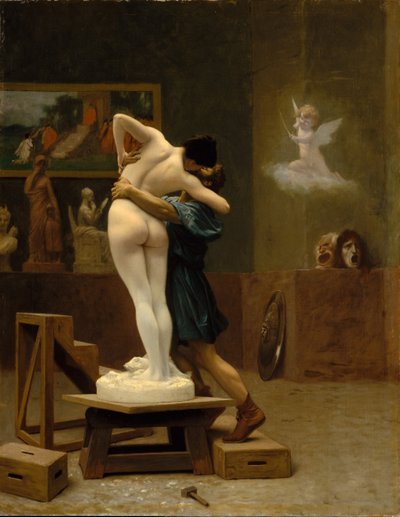 ピグマリオンとガラテア、c。 1890 作： Jean Leon Gerome