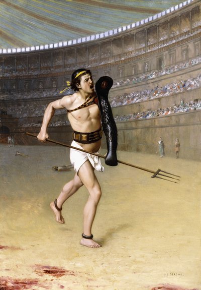 Retarius,  作： Jean Leon Gerome