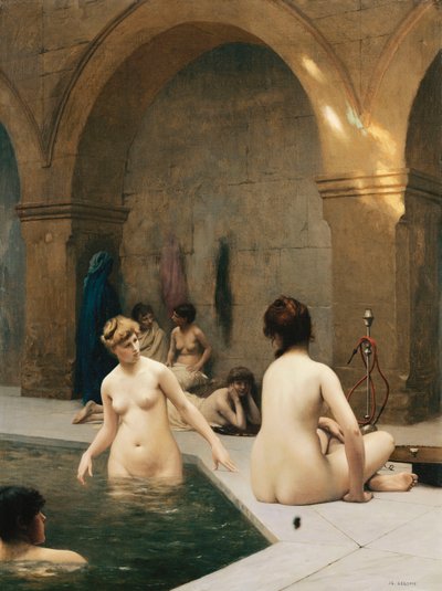 入浴者; Baigneuses、c.1889 作： Jean Leon Gerome