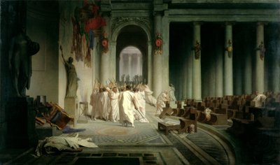 カエサルの死 作： Jean Leon Gerome