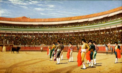 雄牛の侵入 作： Jean Leon Gerome