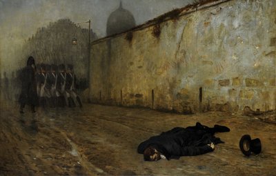 ネイ元帥の処刑（キャンバスに油彩） 作： Jean Leon Gerome