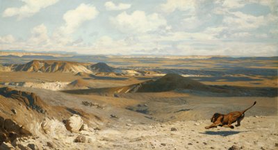 追求;追跡、1889 作： Jean Leon Gerome