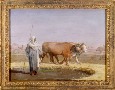 エジプトで小麦を踏みにじる 作： Jean Leon Gerome