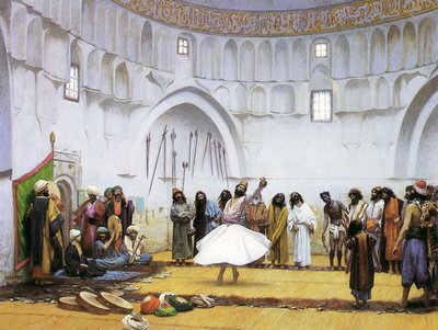 旋回するダーヴィッシュたち 1895年頃 油彩・カンヴァス 作： Jean Leon Gerome