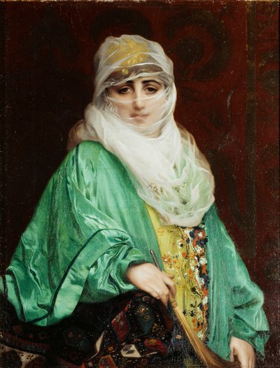 コンスタンティノープル出身の女性、1876年頃 作： Jean Leon Gerome