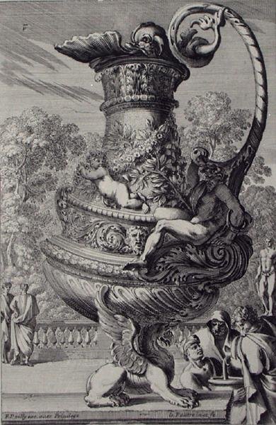 1670年頃に出版された庭園彫刻（版画）（172934も参照） 作： Jean Lepautre