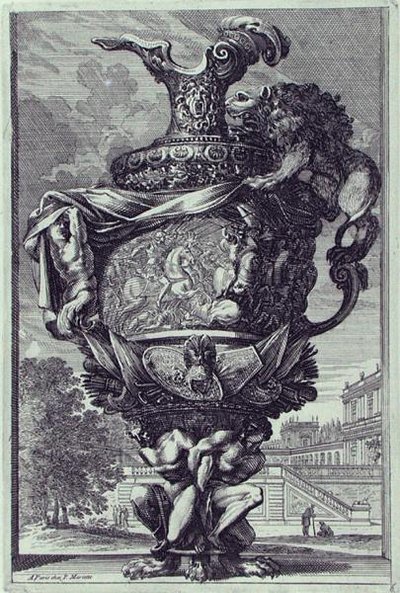 1670年頃に出版された庭園彫刻（版画）（172935も参照） 作： Jean Lepautre